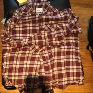 Magenta flannel